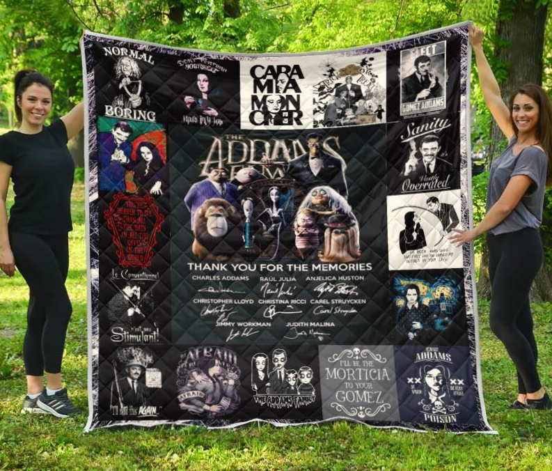 The Addams Family Anniversary 3D Customized Quilt Blanket