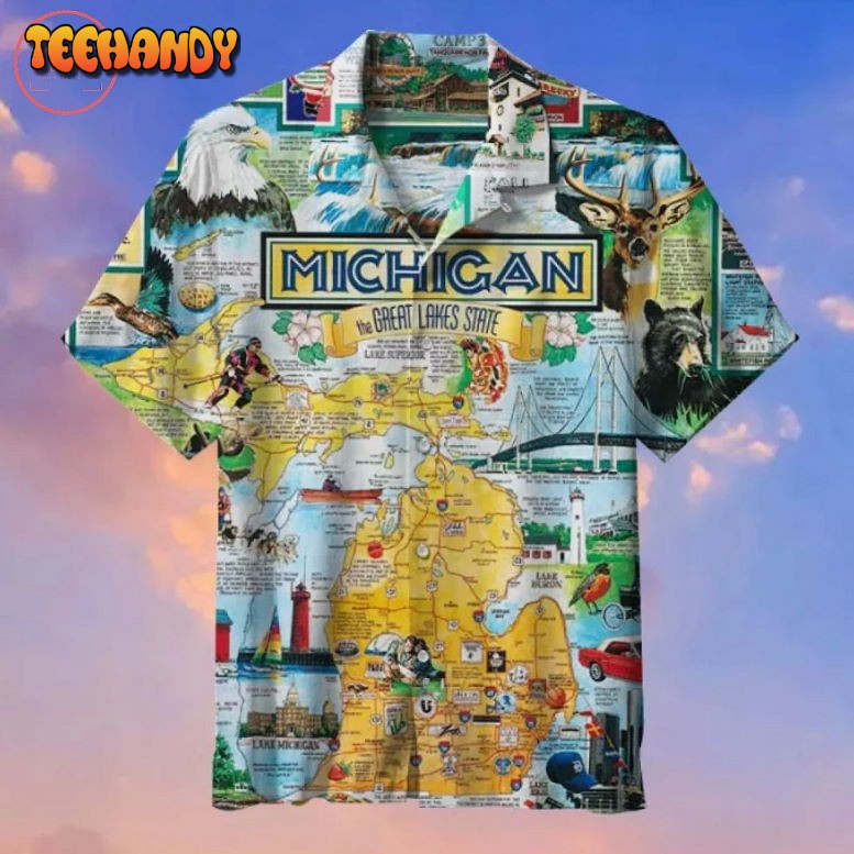 The Best Michigan Hawaiian Shirt