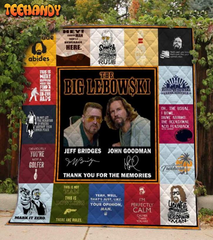 The Big Lebowski 3D Quilt Blanket