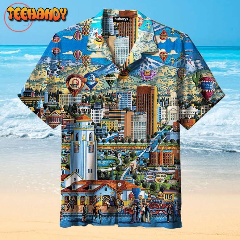 The City of Trees Boise Hawaiian Shirt