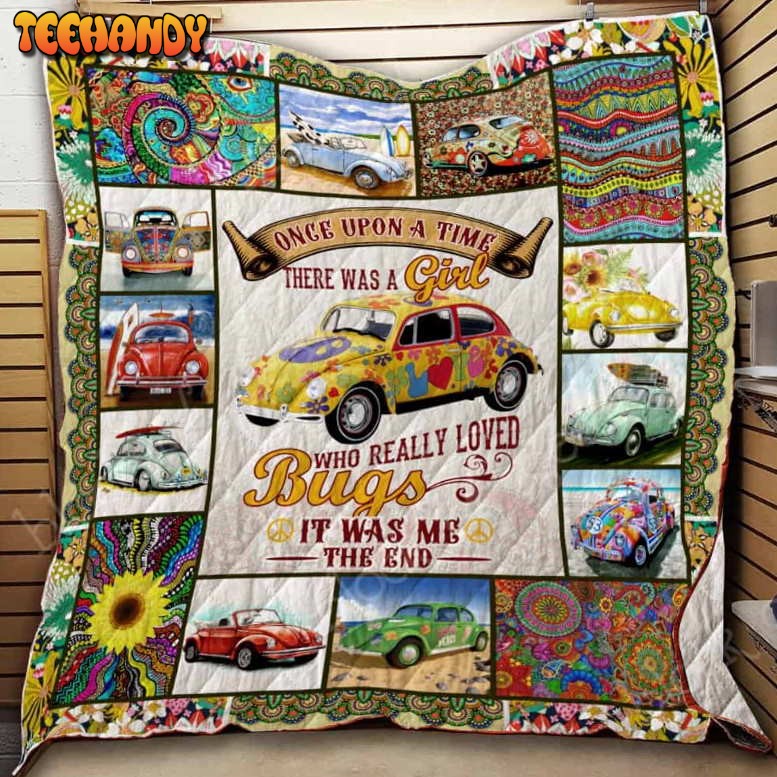 The Girl Who Loved Bugs 3D Quilt Blanket