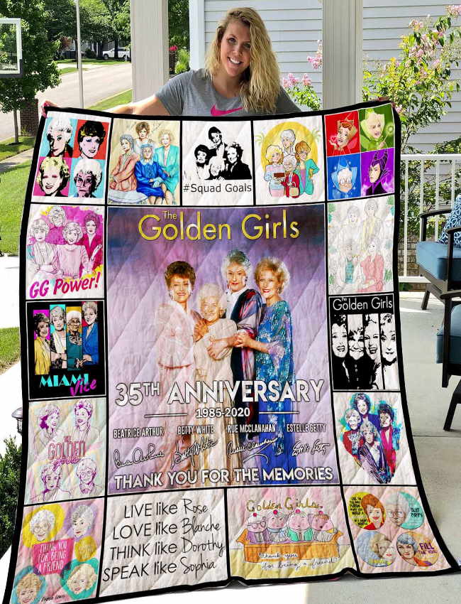 The Golden Girls 3D Quilt Blanket