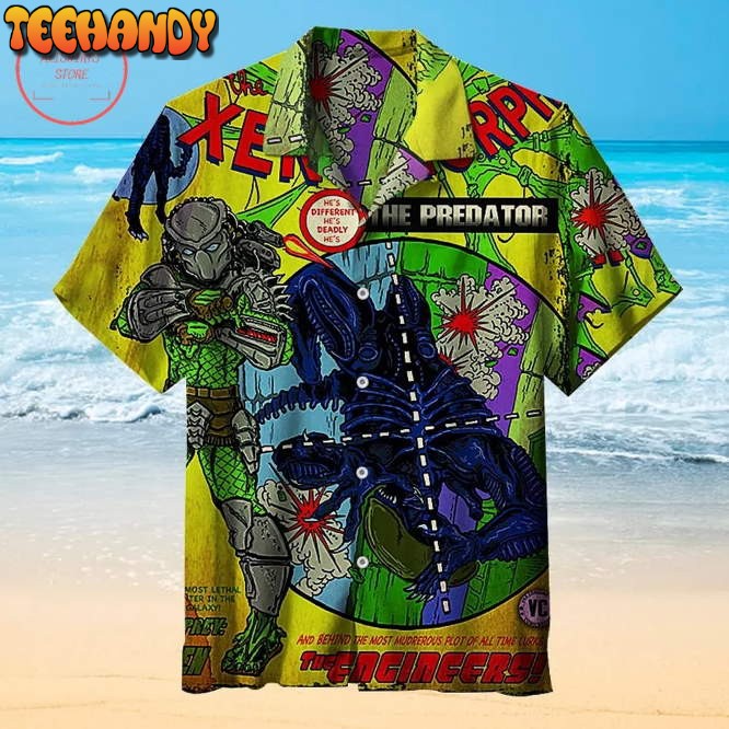 The Horrifying Xenomorph Hawaiian Shirt