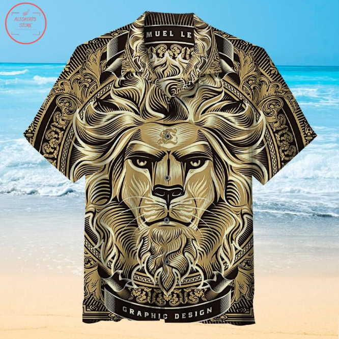 The majestic lion Hawaiian Shirt