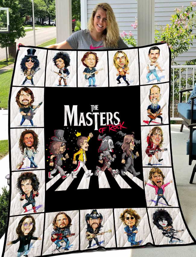 The Masters Of Rock 3D Quilt Blanket