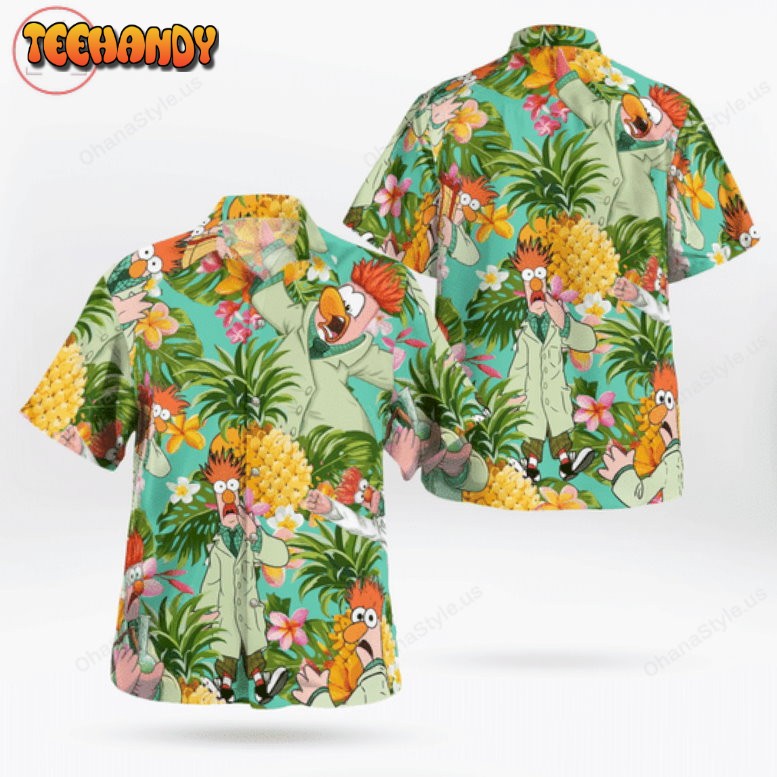 The Muppet Beaker Pineapple Tropical Hawaiian Shirt