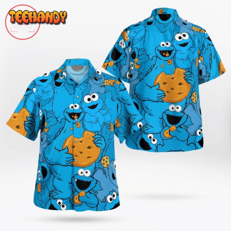 The Muppet Cookie Monster Hawaiian Shirt