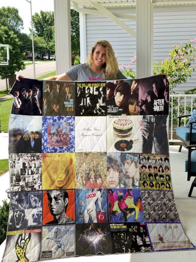 The Rolling Stones Style 3D Quilt Blanket