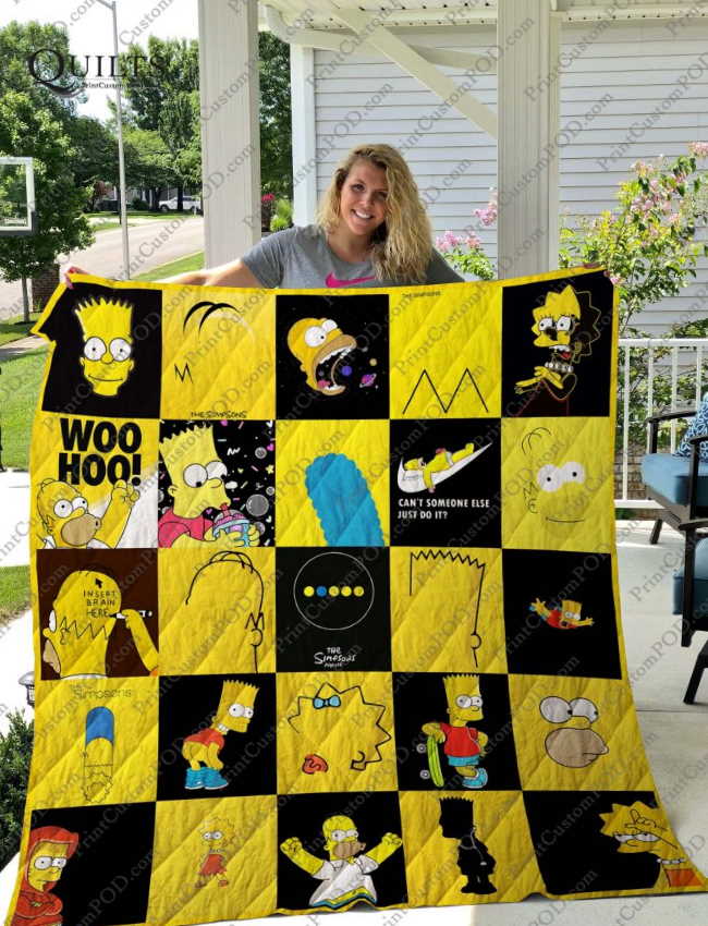 The Simpsons For Fans 3D Quilt Blanket