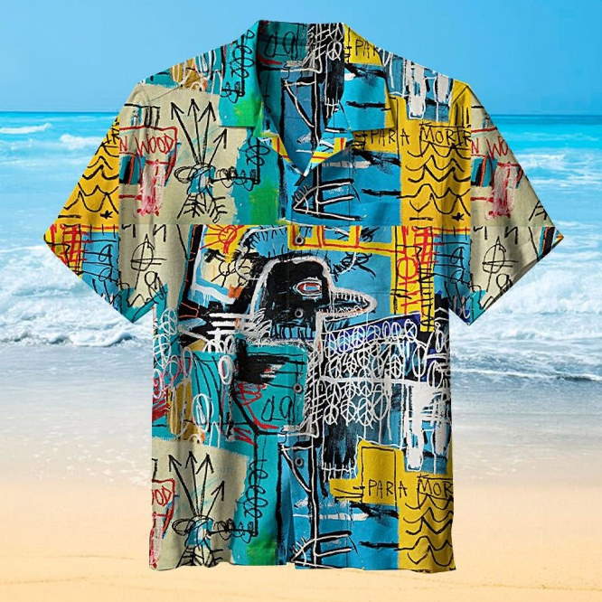 The Strokes Pattern 3D Full Print Hawaiian Shirt