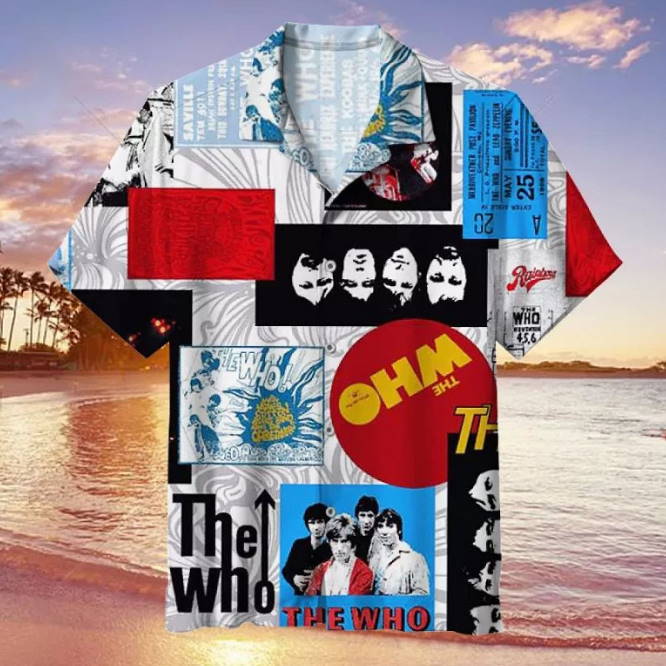 The Who Music Rock Band 3D Print Hawaiian Shirt