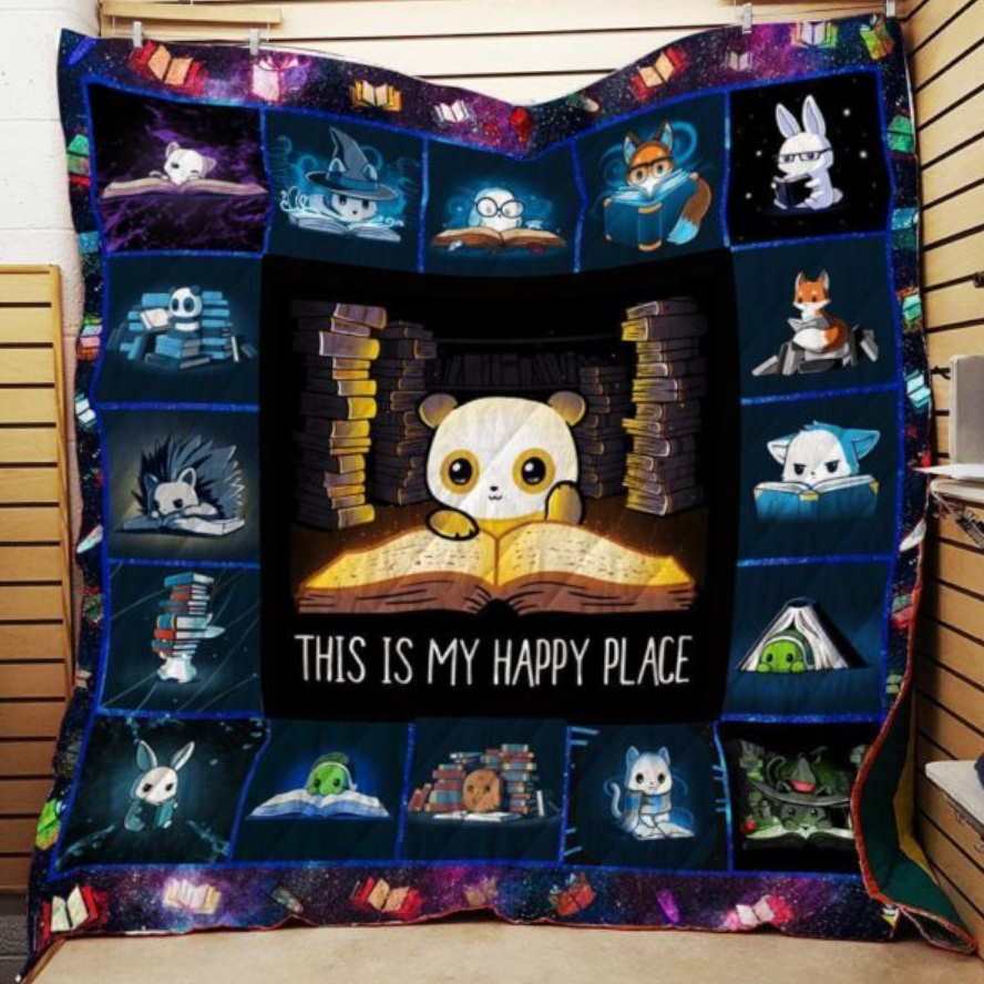 This Is My Happy Place 3D Customized Quilt Blanket