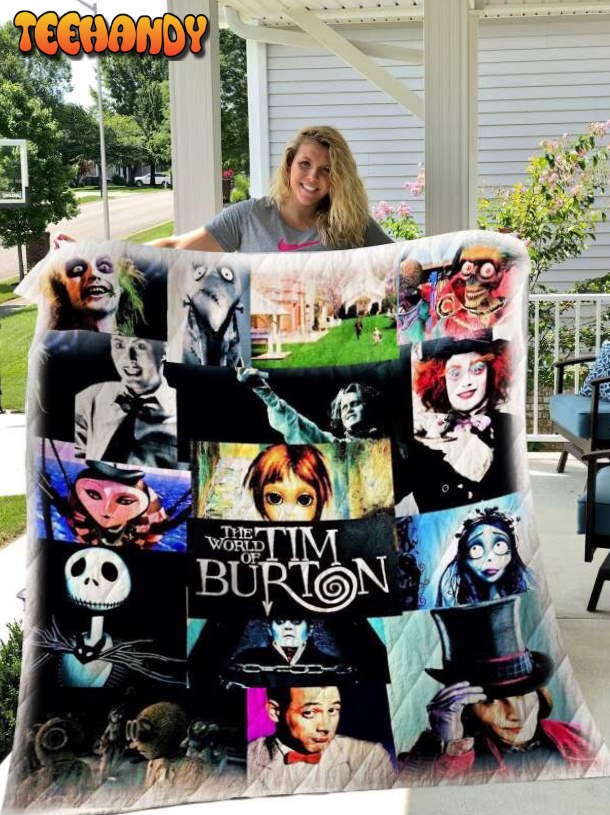 Tim Burtons 3D Quilt Blanket