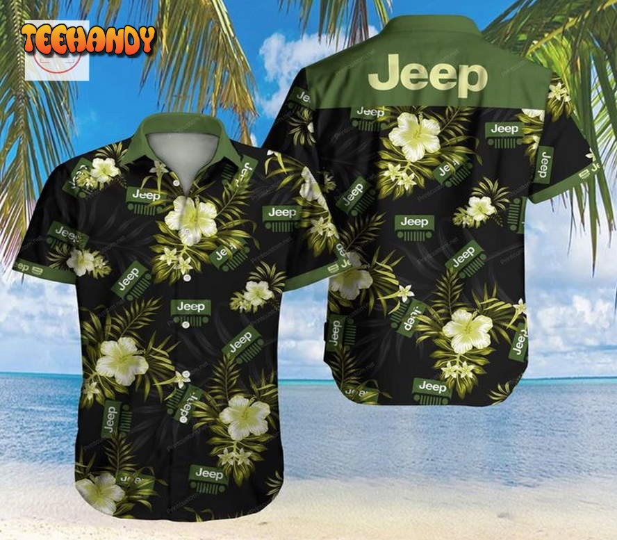 Tlmus Jeep Short Sleeve Hawaii Shirt