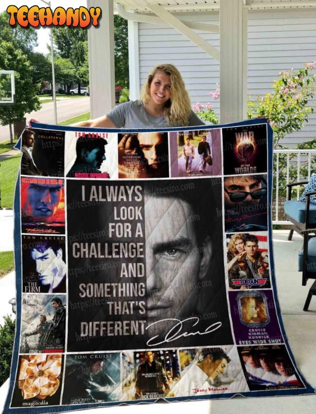 Tom Cruise 3D Quilt Blanket