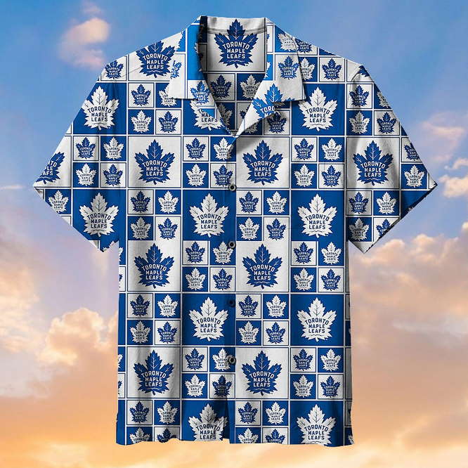 Toronto Maple Leafs Symbol 3D Print Hawaiian Shirt