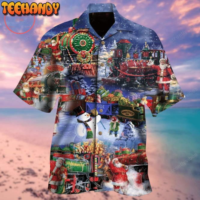 Train to Christmas Hawaiian Shirt