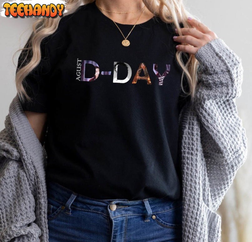 Trendy D-day Suga Tour Sweatshirt Agust D D Day World Tour Shirt