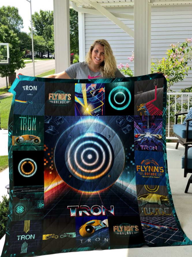 Tron 3D Quilt Blanket