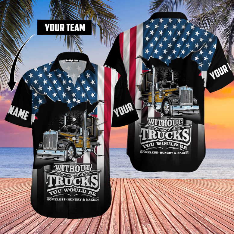 Truck Driver Hawaiian Shirt