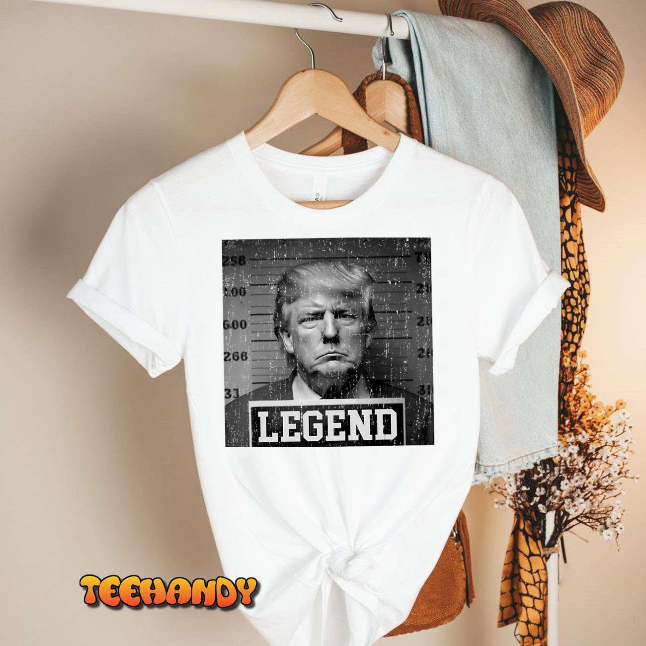 Trump 2024 Mugshot President Legend T-Shirt