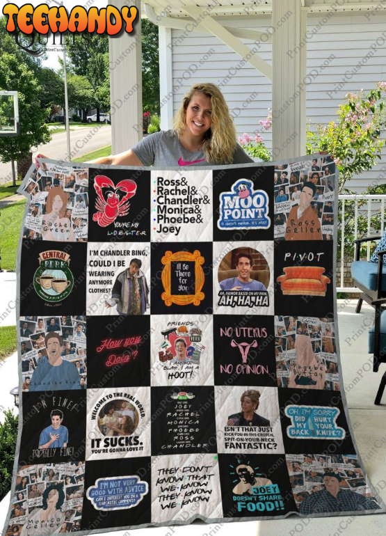 Tv Show Friends Version 3D Quilt Blanket