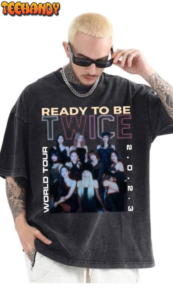 Twice 5th Tour 2023 Sweatshirt, Ready To Be Twice Tour Shirt