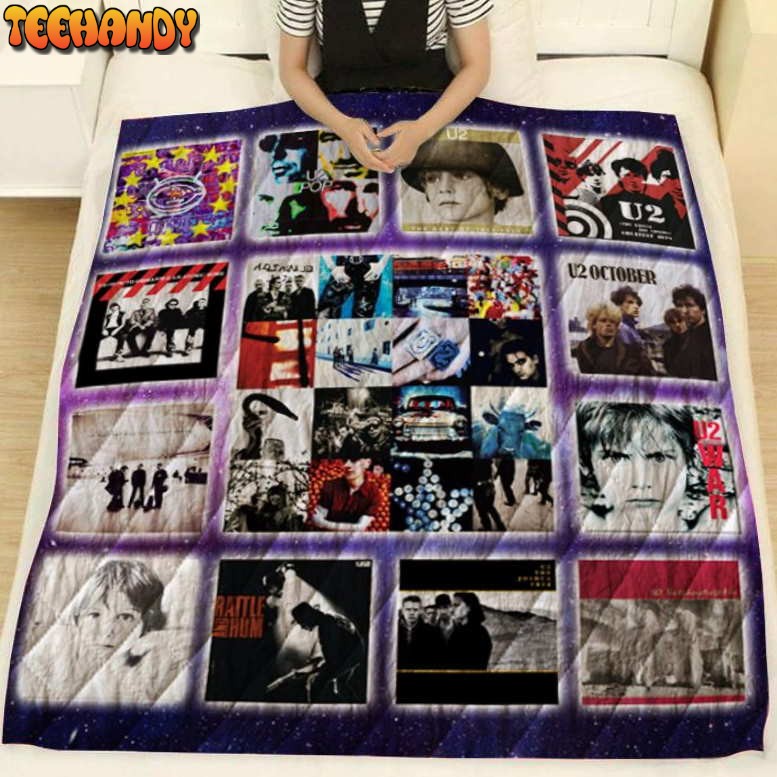 U2 Albums Quilt Blanket