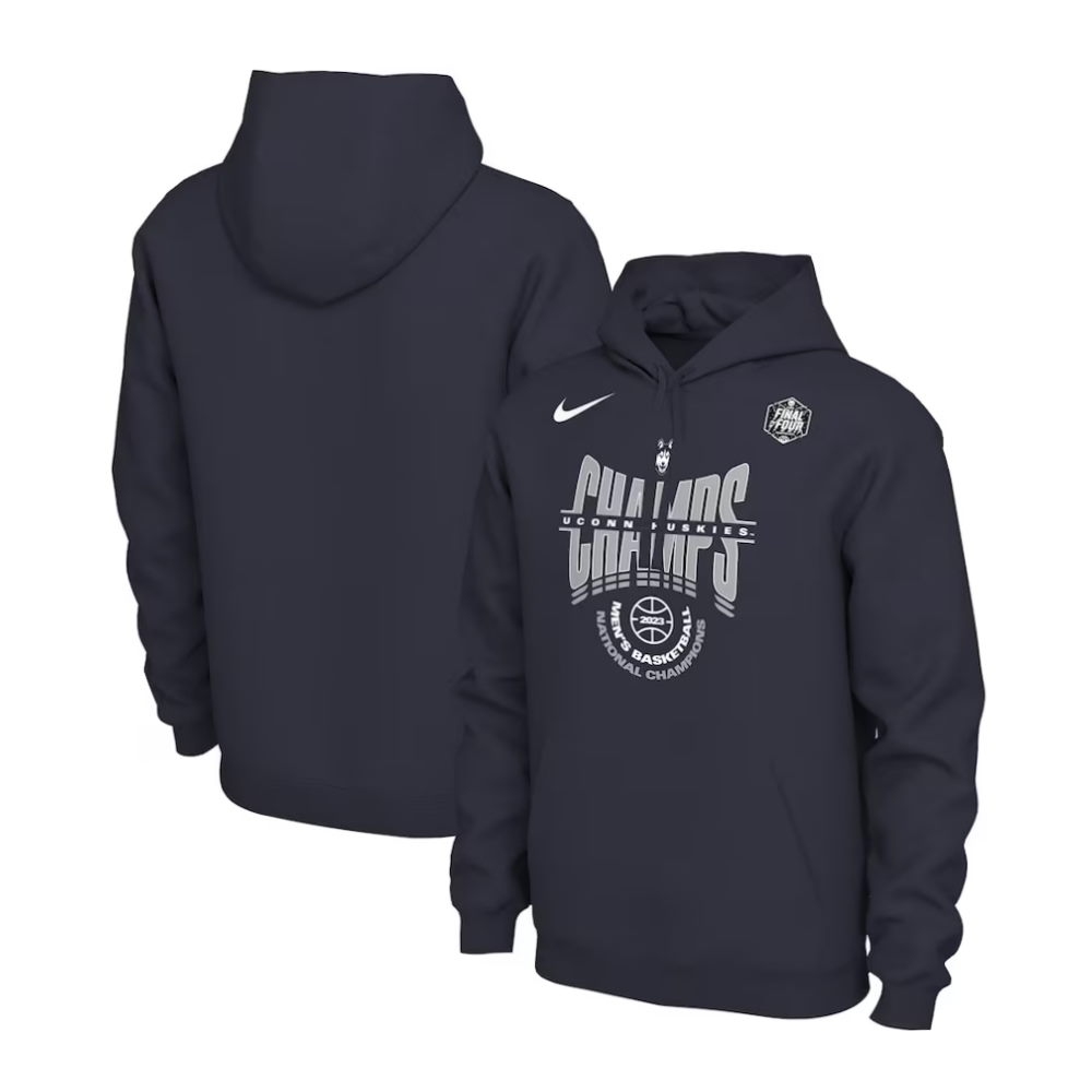 UConn Huskies 2023 NCAA Men’s Basketball National Champions Pullover Hoodie