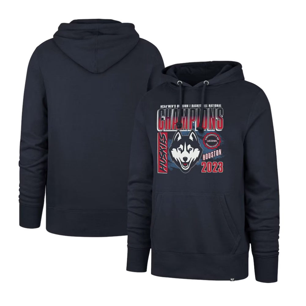 UConn Huskies 2023 NCAA Men’s Basketball National Champions Unisex Hoodie