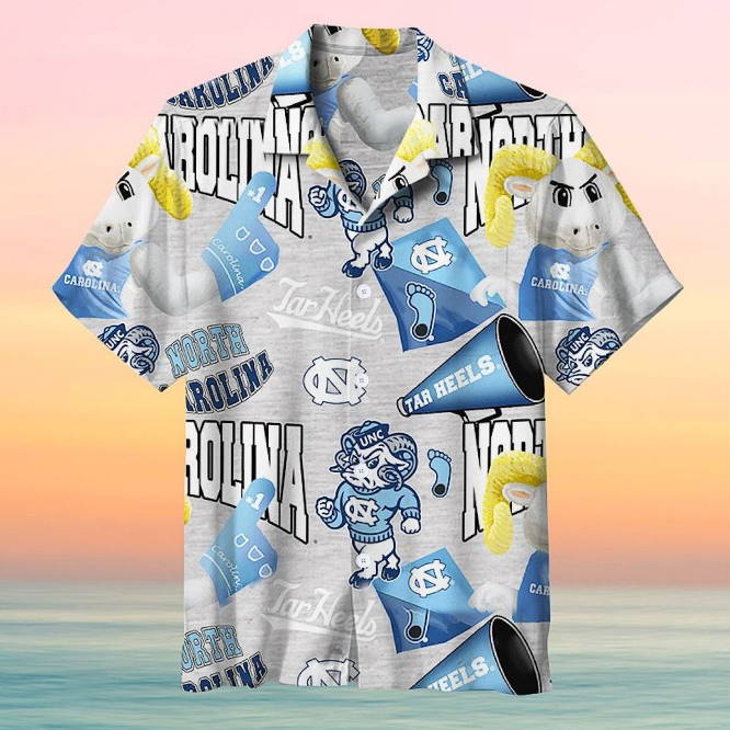 University of North Carolina 3D Print Hawaiian Shirt