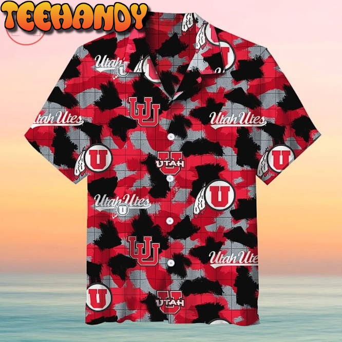 University Of Utah Fat Quarter Hawaiian shirt