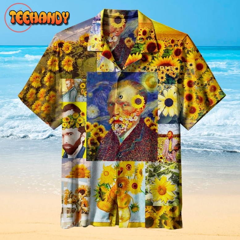 Van Gogh Sunflower Hawaiian Shirts