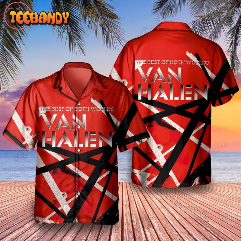 Van Halen Band The Best Of Both Worlds Hawaiian Shirt