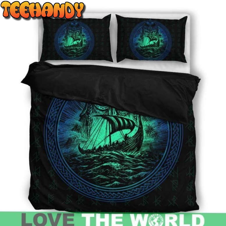 Viking The Boat Under Storm Bedding Set