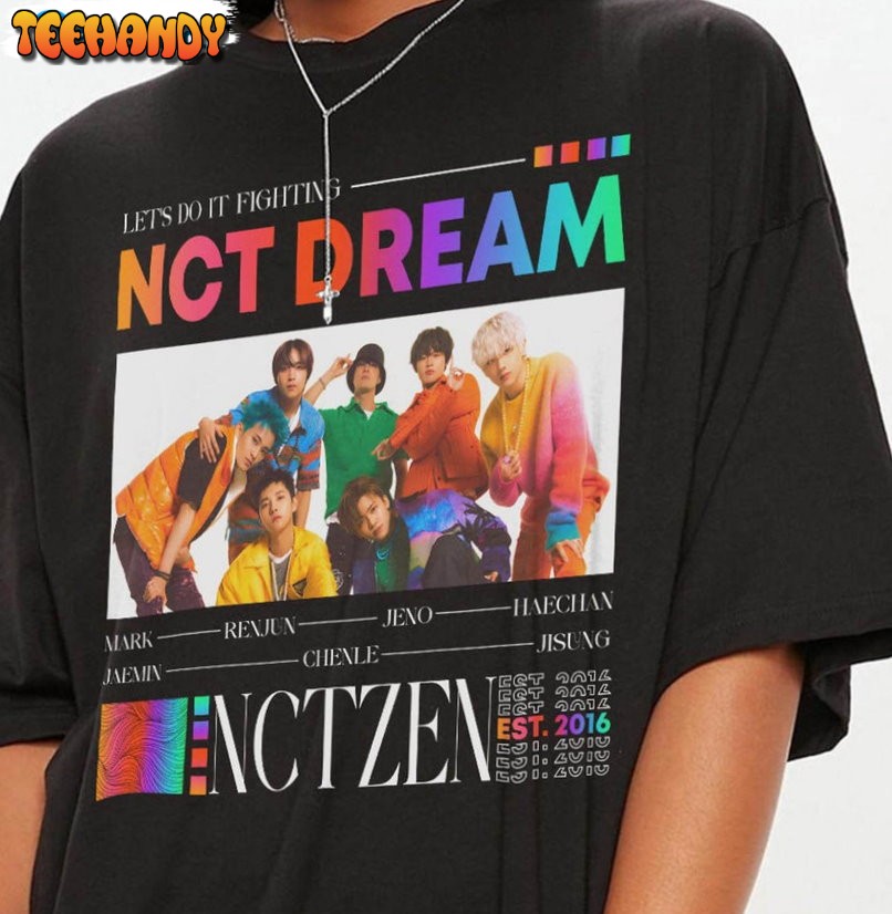 Vinatge Nct Dream Shirt, Korean Pop Unisex Hoodie