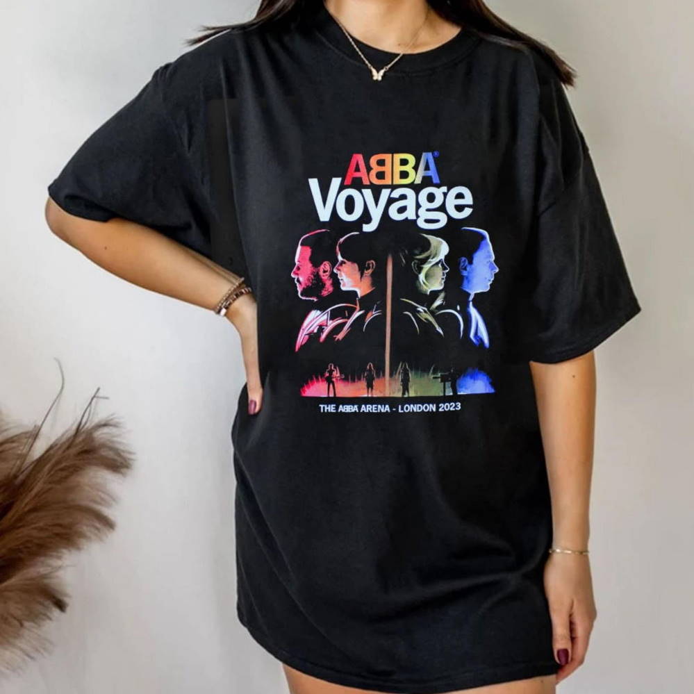 Vintage 1979 Abba The Tour Shirt, Retro Ab-ba Band Merch T Shirt