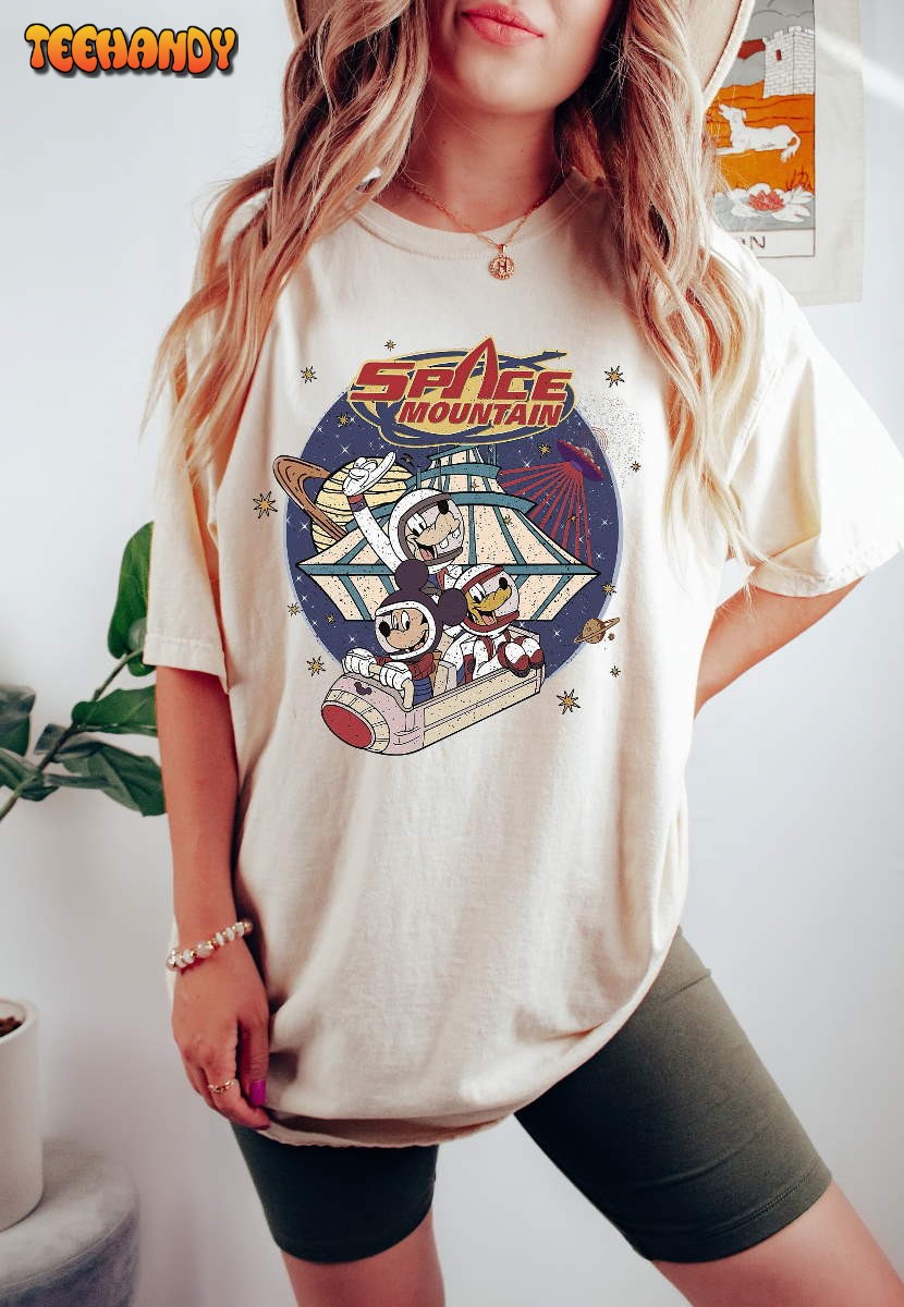 Vintage 90s Space Mountain Shirt, Comfort Retro Vintage Disney Shirt