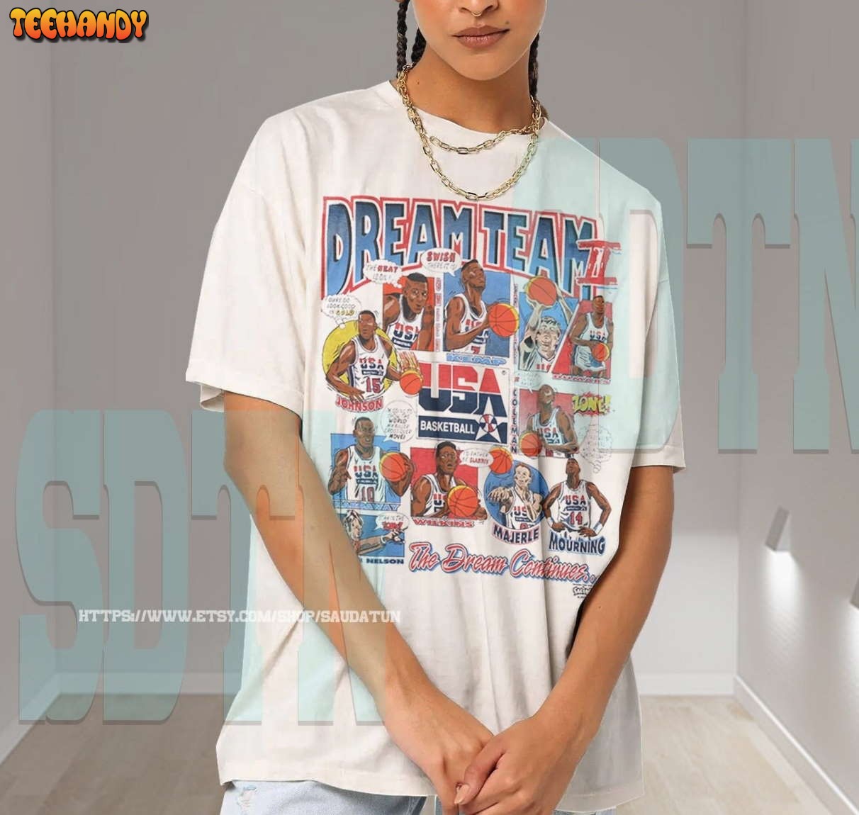 Vintage Dream Team (1992) NBA Unisex T Shirt