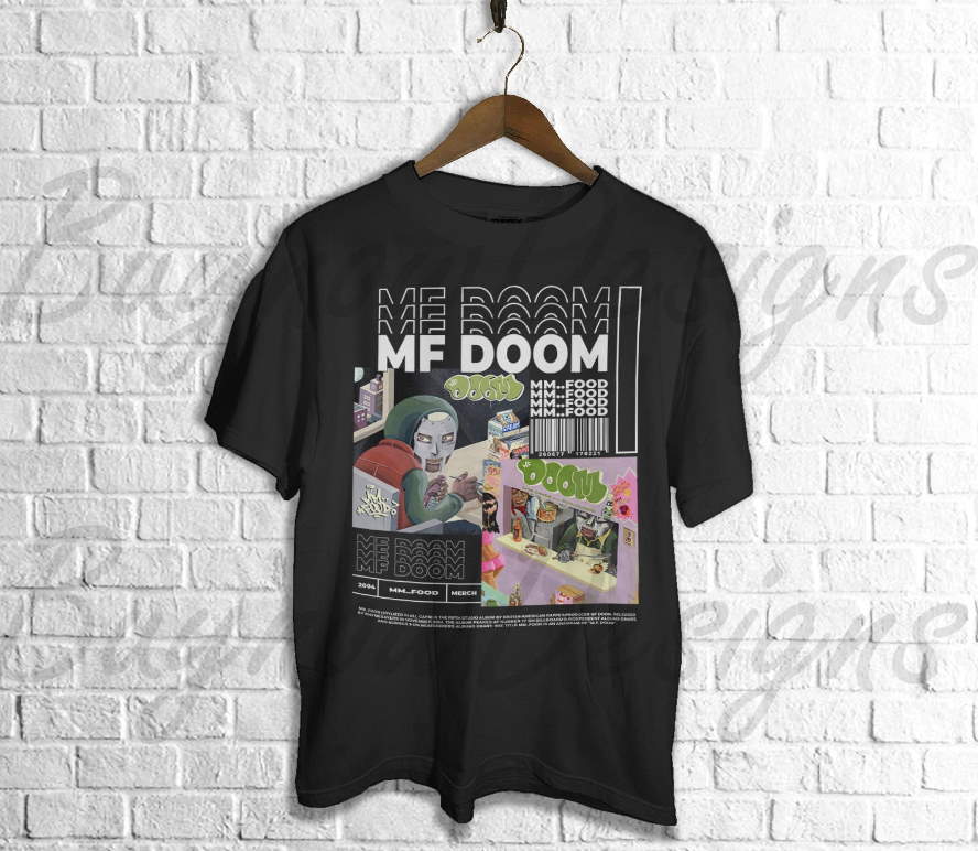 Vintage Mf Doom Shirt Mf DoomMmFood Poster Graphic T Shirt