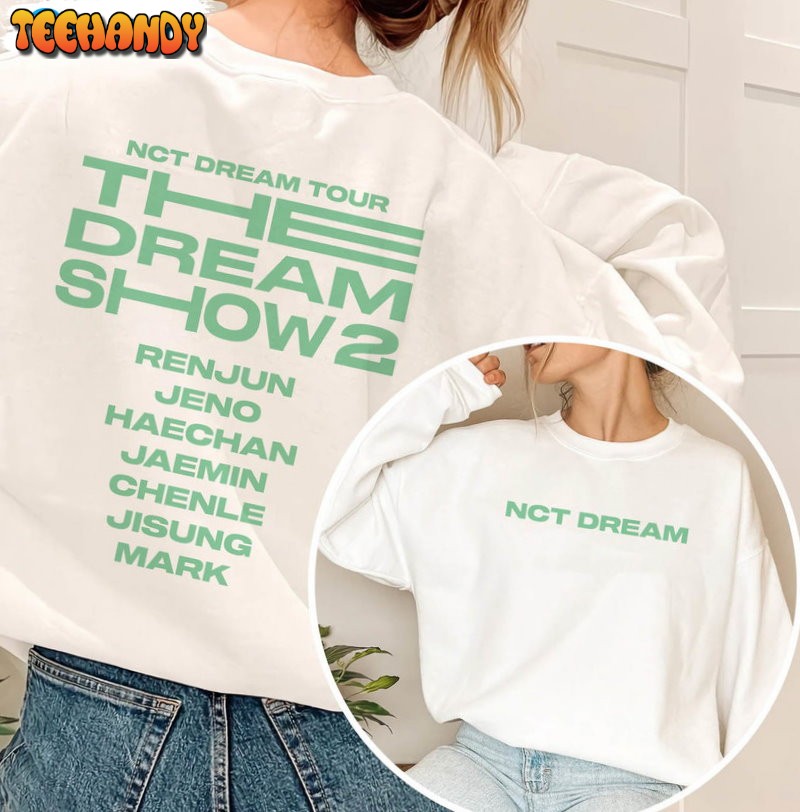 Vintage Nct Dream Tour Shirt, Nct Dream Member Sweashirt