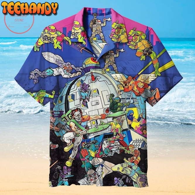 Vintage Ninja Turtles Hawaiian Shirt