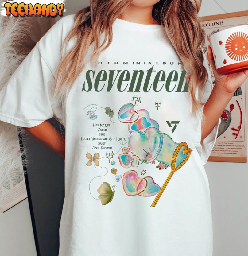 Vintage Seventeen Album Shirt, Seungkwan Jun Seventeen Scoups Hoshi Unisex T Shirt