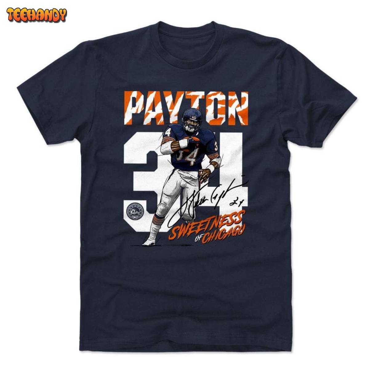 Walter Payton Chicago Throwbacks Walter Payton Rush Shirt