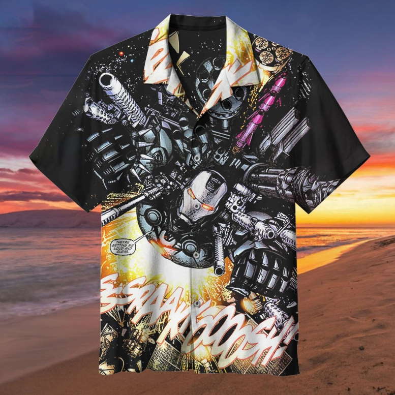 War Machine 2017 Film 3D All Print Hawaiian Shirt