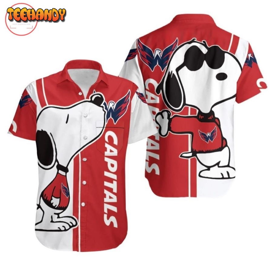 Washington Capitals Snoopy Hawaiian Shirts