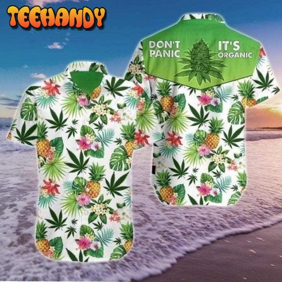 Weed Is Organic Tropical Summer Hawaiian Aloha Shirts