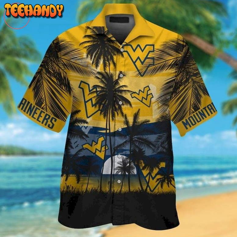 West Virginia Mountaineers Tropical Hawaiian Shirt