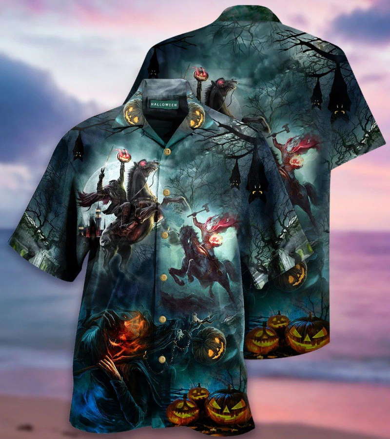 Where Is My Head Halloween Hawaiian Shirt