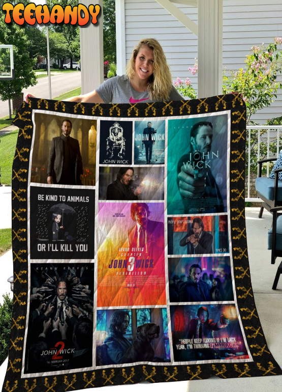 Wick 3D Customized Quilt Blanket